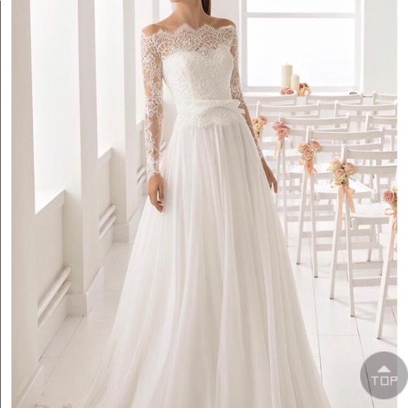 Wedding Dress (NEW, Extra Dress, Never Worn) - Picture 2 of 5